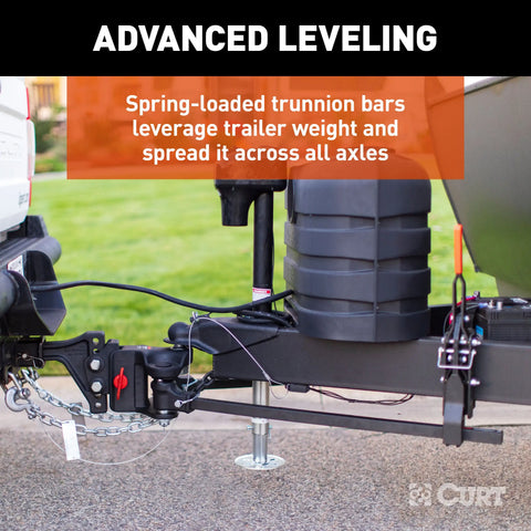 CURT 17520 TRUTRACK TRAILER-MOUNTED WEIGHT DISTRIBUTION HITCH
