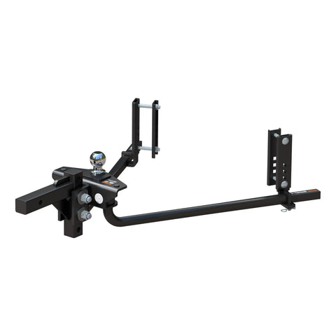 CURT 17601 TruTrack 2P Weight Distribution Hitch with 2x Sway Control, 8-10K