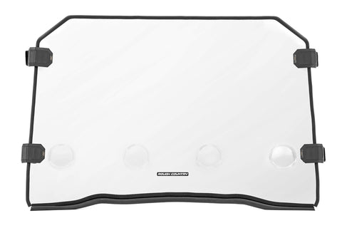 Vented Full Windshield | Scratch Resistant | Polaris RZR