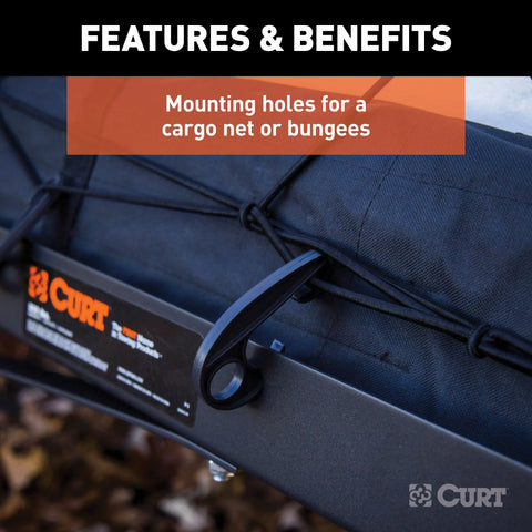 CURT 16050 Puck System 5th Wheel Rails, Select Chevy Silverado, GMC Sierra 2500 HD, 3500 HD