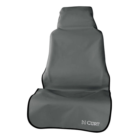 CURT 18500 Seat Defender 58 x 23 Removable Waterproof Grey Bucket Cover