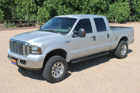 Raptor Series 1903-0344BT - 5 In Tread Step Slide Track Running Boards Black Textured Aluminum 99-16 Ford F-250/F-350 Super Duty Crew Cab