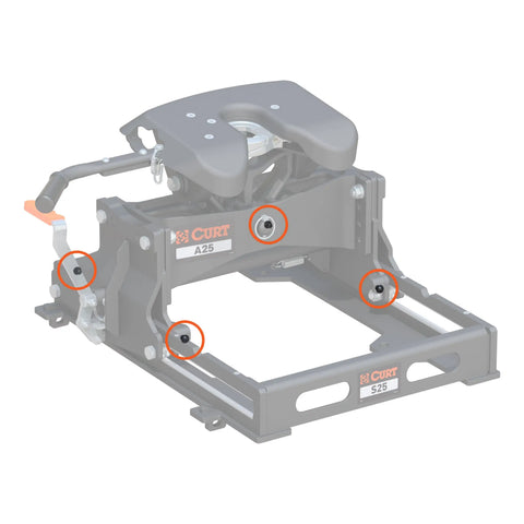 CURT 19103 - Replacement S-Series 5th Wheel Slider Bumpers
