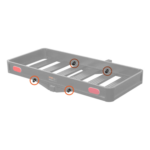 CURT 19233 Replacement 18113 Hardware for Aluminum Cargo Carrier