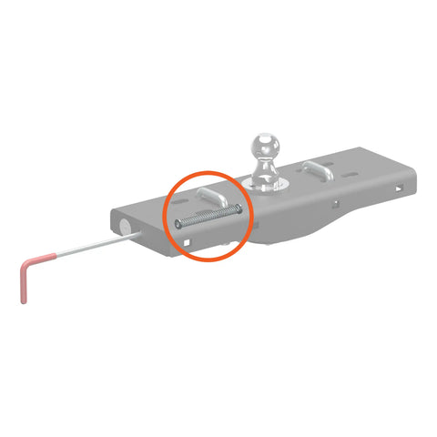 CURT 19257 Replacement Double Lock & EZr Gooseneck Handle Spring