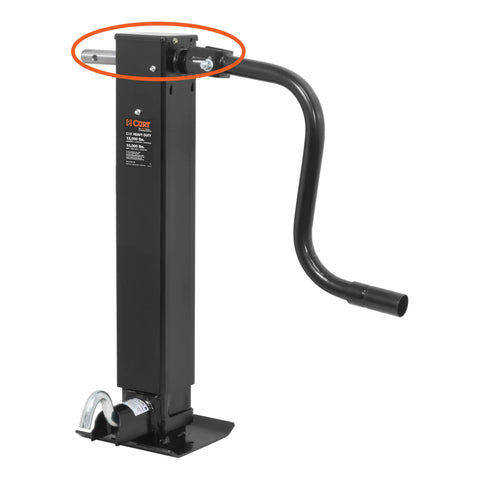 CURT 19284 Replacement Direct-Weld Square Jack Lifting Nut for #28512