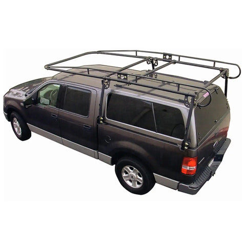 Paramount Automotive 19601 - Full Size Truck Camper Shell Contractors Rack Black