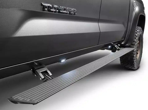 Go Rhino 20443580PC - TUNDRA E BOARD SERIES STEPS POWDER COATING BLACK