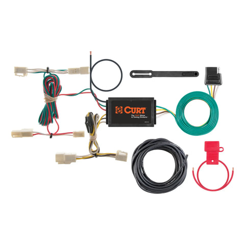 CURT 55563 - Custom Wiring Harness 4-Way Flat Output Select Lexus RX330 RX350