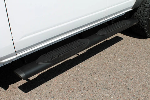 Raptor Series 2003-0388BT - 5 In Oval Style Slide Track Running Boards Black Textured Aluminum 21-24 Ford Bronco 4-Door