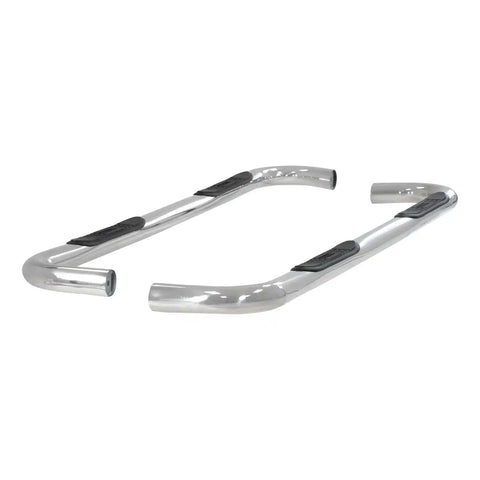 ARIES 202006-2 - 3 Round Polished Stainless Side Bars, Select Toyota Tundra Crew Cab