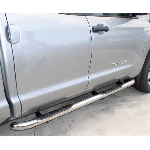 ARIES 202012-2 - 3 Round Polished Stainless Side Bars, Select Toyota Tundra