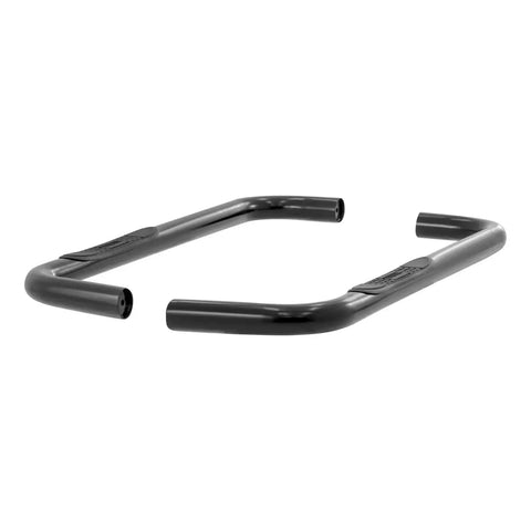 ARIES 203003 - 3 Round Black Steel Side Bars, Select Mazda B-Series, Ford Ranger