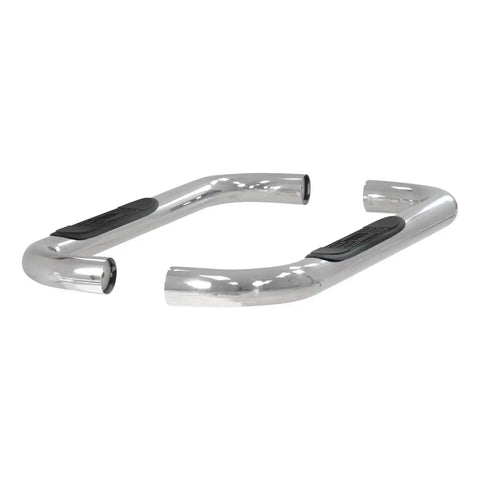 ARIES 203007-2 - 3 Round Polished Stainless Side Bars, Select Ford F-150