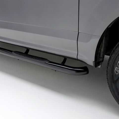 ARIES 203045 - 3 Round Black Steel Side Bars, Select Ford F-150, F-250, F-350 Super Duty