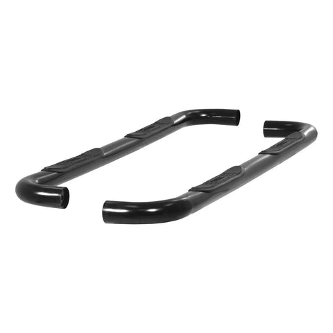 ARIES 204001 - 3 Round Black Steel Side Bars, Select Chevrolet, GMC C, K