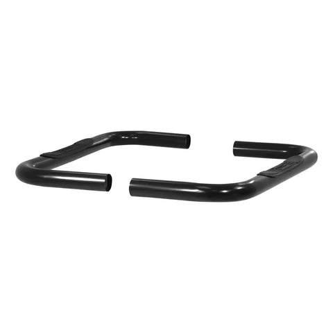 ARIES 204036 - 3 Round Black Steel Side Bars, Select Chevrolet, GMC C, K