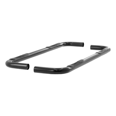 ARIES 204039 - 3 Round Black Steel Side Bars, Select Chevrolet Suburban