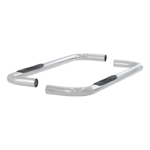 ARIES 204040-2 - 3 Round Polished Stainless Side Bars, Select Chevrolet, GMC C, K