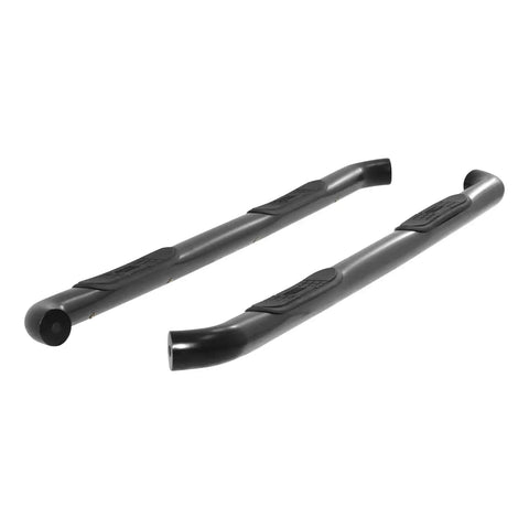 ARIES 204045 - 3 Round Black Steel Side Bars, Select Silverado, Sierra 1500, 2500, 3500 HD