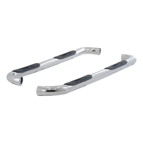 ARIES 204052-2 - 3 Round Polished Stainless Side Bars, Select Chevrolet Colorado, GMC Canyon