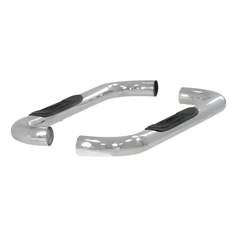 ARIES 205001-2 - 3 Round Polished Stainless Side Bars, Select Dodge Dakota