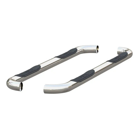 ARIES 205040-2 - 3 Round Polished Stainless Side Bars, Select Dodge, Ram 1500, 2500, 3500 Quad Cab (Short Crew)