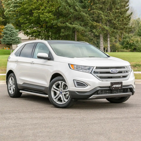 ARIES 2051002 - AeroTread 5 x 70 Polished Stainless Running Boards, Select Ford Edge