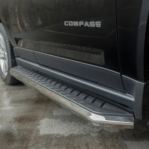 ARIES 2051008 - AeroTread 5 x 67 Polished Stainless Running Boards, Select Compass, Patriot