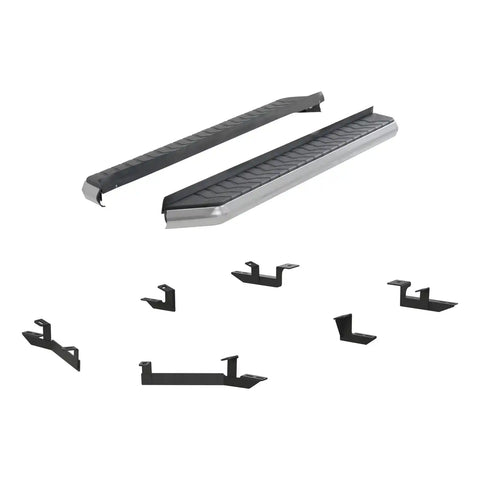 ARIES 2051015 - AeroTread 5 x 70 Polished Stainless Running Boards, Select Toyota Highlander