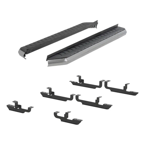 ARIES 2051023 - AeroTread 5 x 67 Polished Stainless Running Boards, Select Jeep Renegade