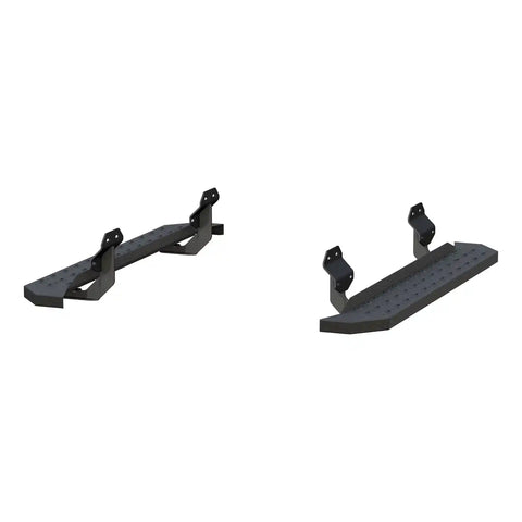 ARIES 2055520 - RidgeStep 6-1/2 x 53 Black Steel Running Boards, Select Ford F-Series