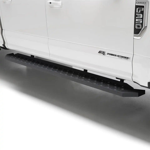 ARIES 2055520 - RidgeStep 6-1/2 x 53 Black Steel Running Boards, Select Ford F-Series