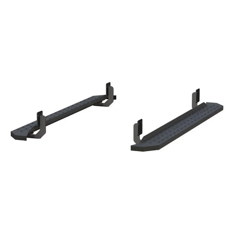 ARIES 2055523 - RidgeStep 6-1/2 x 75 Black Steel Running Boards, Select Ford F-250, F-350