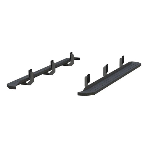 ARIES 2055524 - RidgeStep 6-1/2 x 91 Steel Running Boards, Select Ford F-250, F-350, F-450