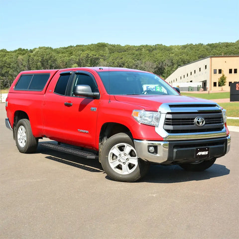 ARIES 2055527 - RidgeStep 6-1/2 x 53 Black Steel Running Boards, Select Toyota Tundra