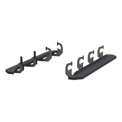ARIES 2055530 - RidgeStep 6-1/2 x 75 Black Steel Running Boards, Select Silverado, Sierra