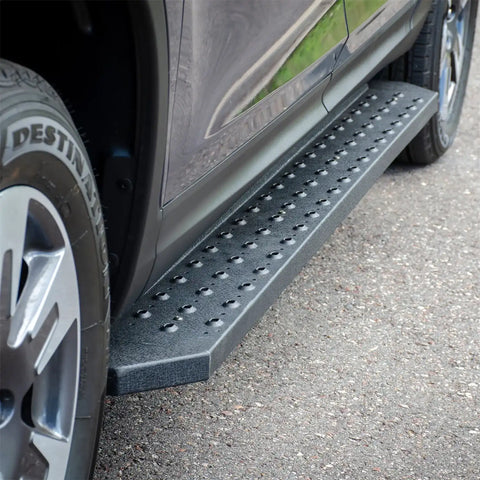 ARIES 2055538 - RidgeStep 6-1/2 x 85 Black Steel Running Boards, Select Honda Ridgeline