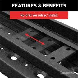 ARIES 2055554 - RidgeStep 6-1/2 x 75 Black Steel Running Boards, Select Ford Explorer
