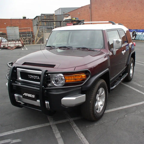 ARIES 2059 - Black Steel Grille Guard, Select Toyota FJ Cruiser