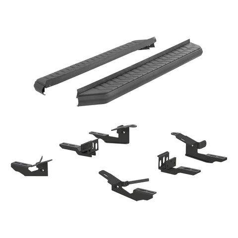 ARIES 2061003 - AeroTread 5 x 76 Black Stainless Running Boards, Select Ford Explorer