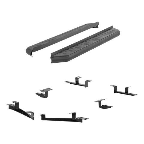 ARIES 2061014 - AeroTread 5 x 70 Black Stainless Running Boards, Select Toyota Highlander