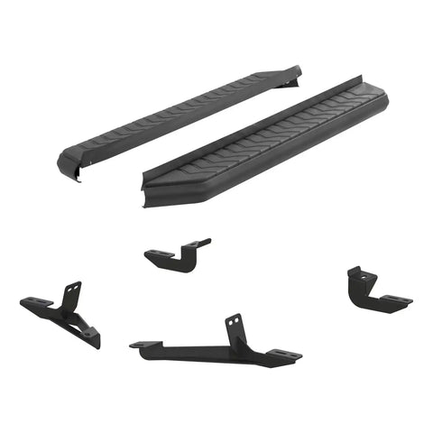 ARIES 2061018 - AeroTread 5 x 67 Black Stainless Running Boards, Select Toyota RAV4