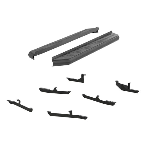 ARIES 2061019 - AeroTread 5 x 70 Black Stainless Running Boards, Select Hyundai Tucson