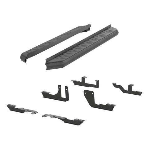 ARIES 2061020 - AeroTread 5 x 76 Black Stainless Running Boards, Select Traverse, Acadia