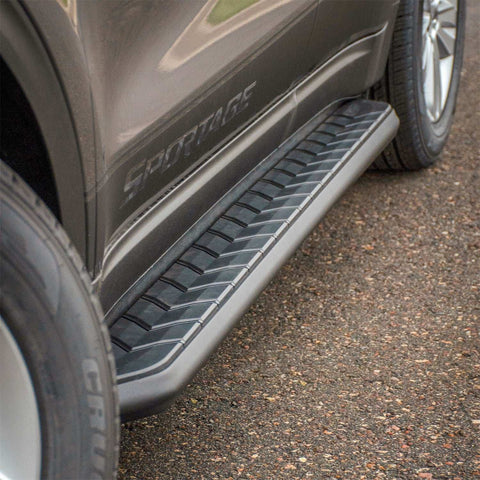 ARIES 2061021 - AeroTread 5 x 70 Black Stainless Running Boards, Select Ford Escape
