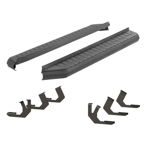 ARIES 2061025 - AeroTread 5 x 70 Black Stainless Running Boards, Select Toyota 4Runner