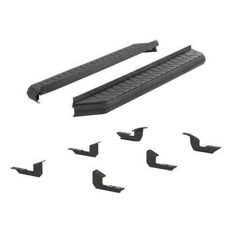 ARIES 2061027 - AeroTread 5 x 67 Black Stainless Running Boards, Select Toyota 4Runner