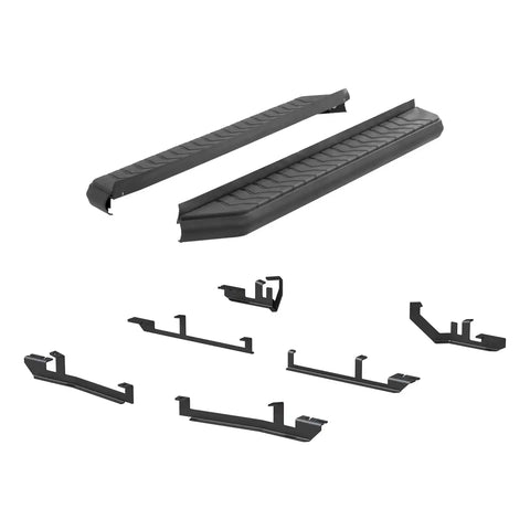 ARIES 2061028 - AeroTread 5 x 67 Black Stainless Running Boards, Select Kia Sorento