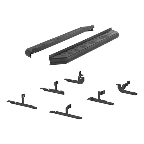 ARIES 2061033 - AeroTread 5 x 67 Black Stainless Running Boards, Select Equinox, Terrain